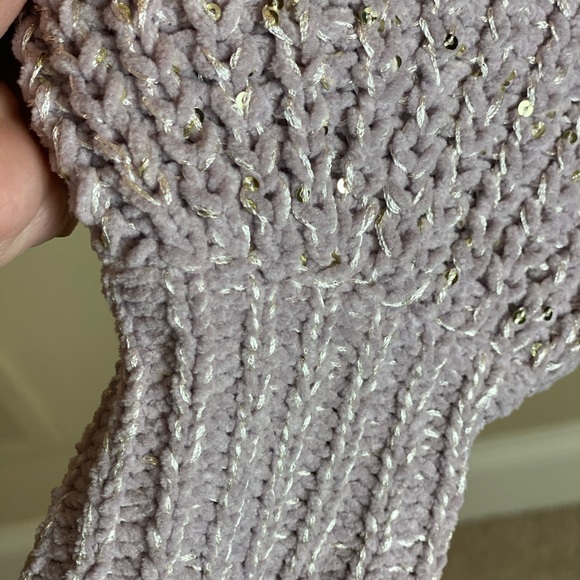 STORIA l/s sequin sweater multi print. Size: S - Picture 6 of 13